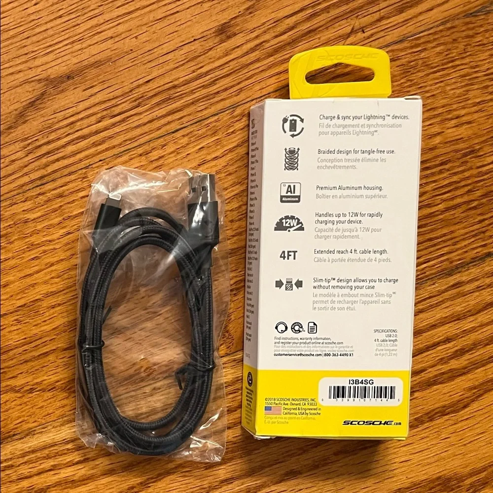 Scosche StrikeLine Premium 4FT Cable